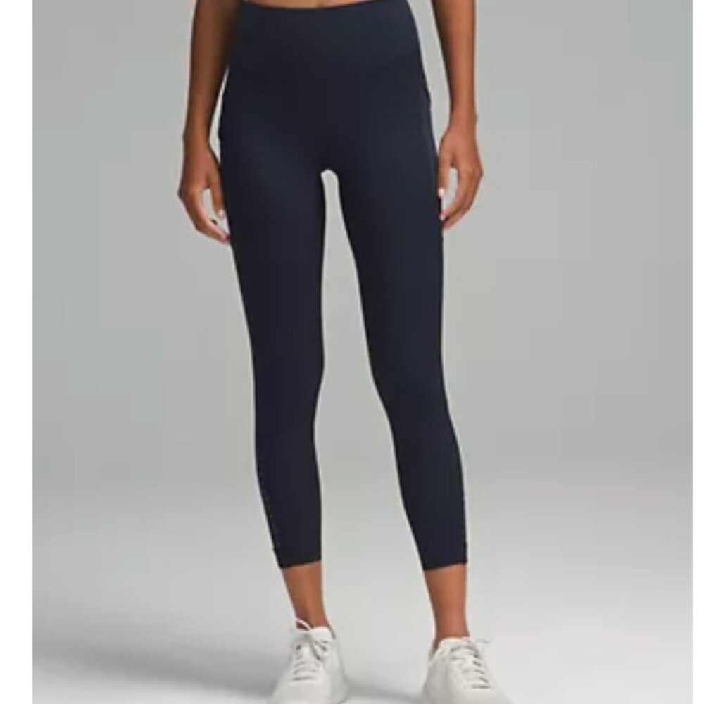 Lululemon Fast and Free High-Rise Tight 25" 3 Pockets *Glow